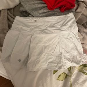 White lululemon tennis skirt size 4
